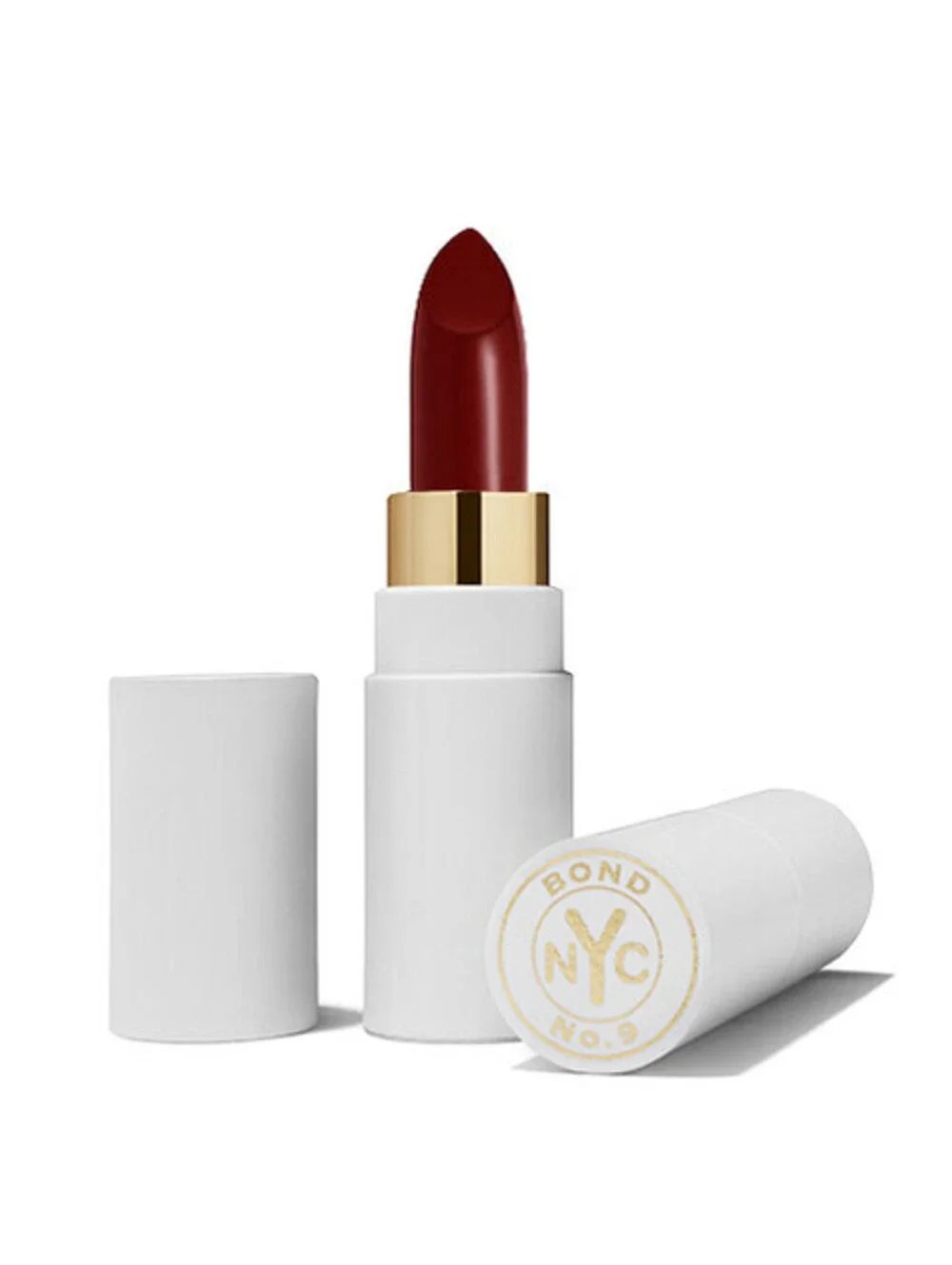 Bond No. 9 New York 2 Pc MANHATTAN Refillable Lipstick Set w/ Gold Case *NIB*